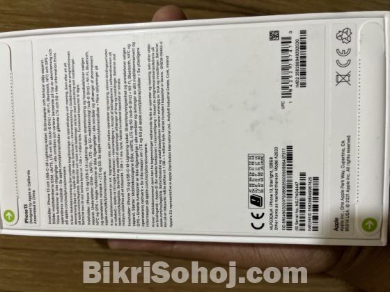 Iphone 13 (Unopened) from Sweden